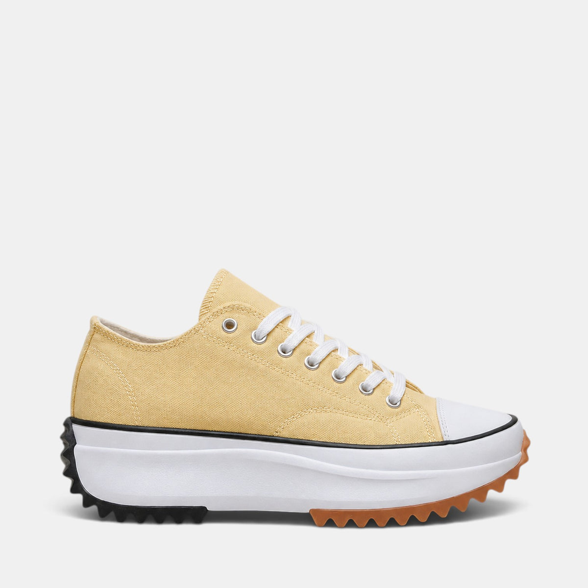 Zapatillas Plataforma Mujer Premium – Zapatillas de Lona con Cordones