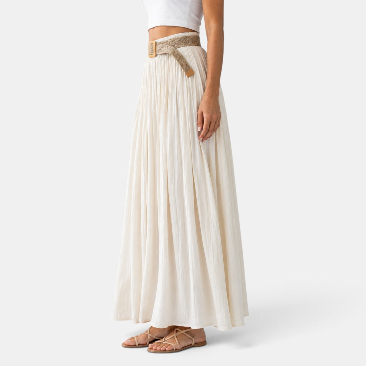 Falda Maxi Mujer Cintura Elástica