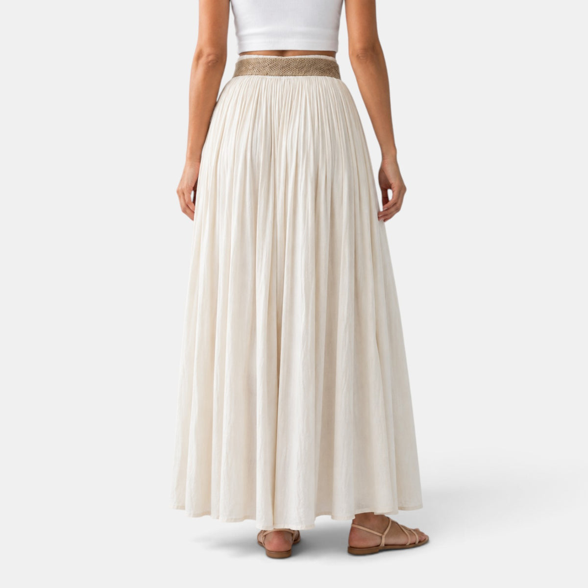 Falda Maxi Mujer Cintura Elástica