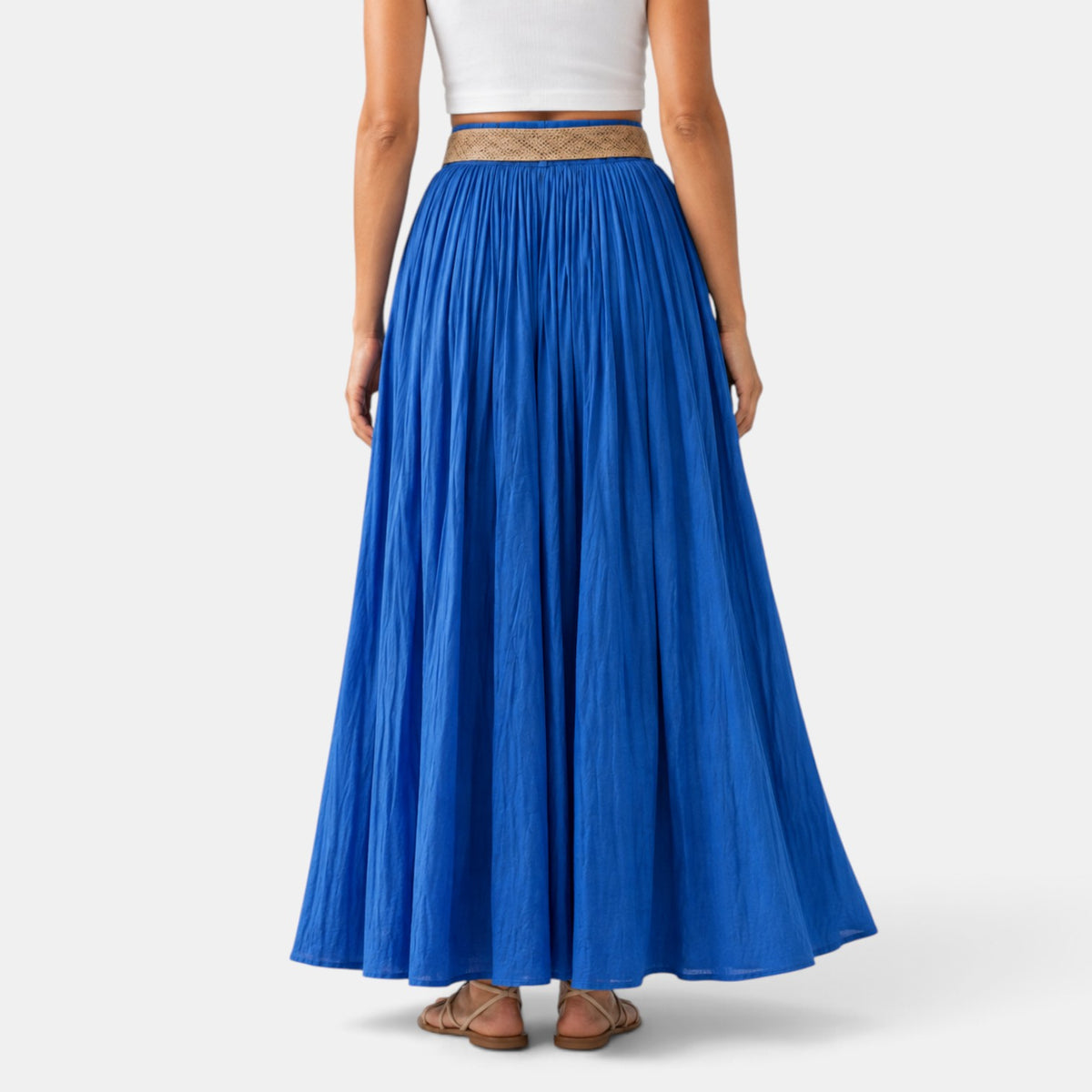 Falda Maxi Mujer Cintura Elástica