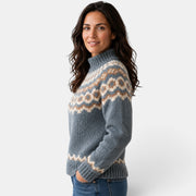 Suéter Mujer Cuello Alto Multicolor