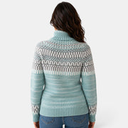 Suéter Mujer Cuello Alto Multicolor