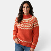 Suéter Mujer Cuello Alto Multicolor