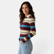 Cárdigan Mujer Punto Rayas Multicolor