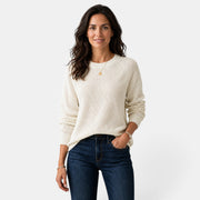 Women's Chenille Round Neck Sweater