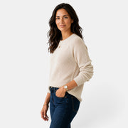 Women's Chenille Round Neck Sweater