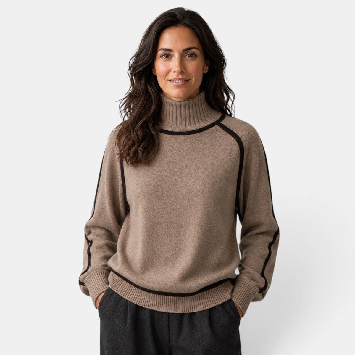 Women's Oversized Turtleneck Sweater
