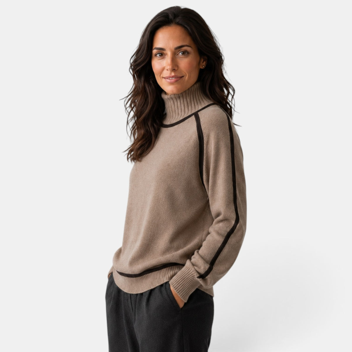 Women's Oversized Turtleneck Sweater