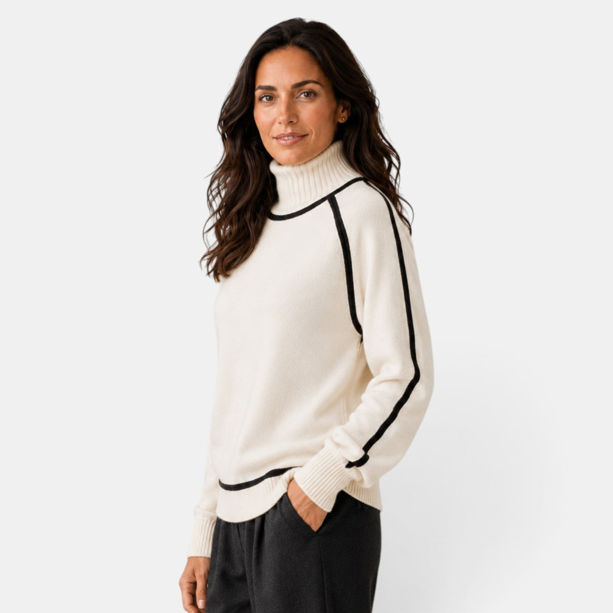 Women's Oversized Turtleneck Sweater