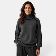 Women's Oversized Turtleneck Sweater