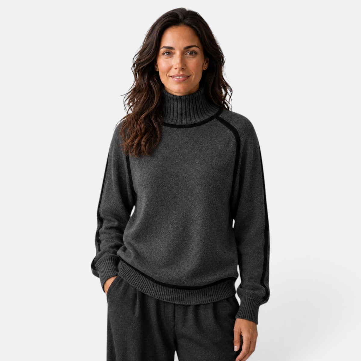 Women's Oversized Turtleneck Sweater