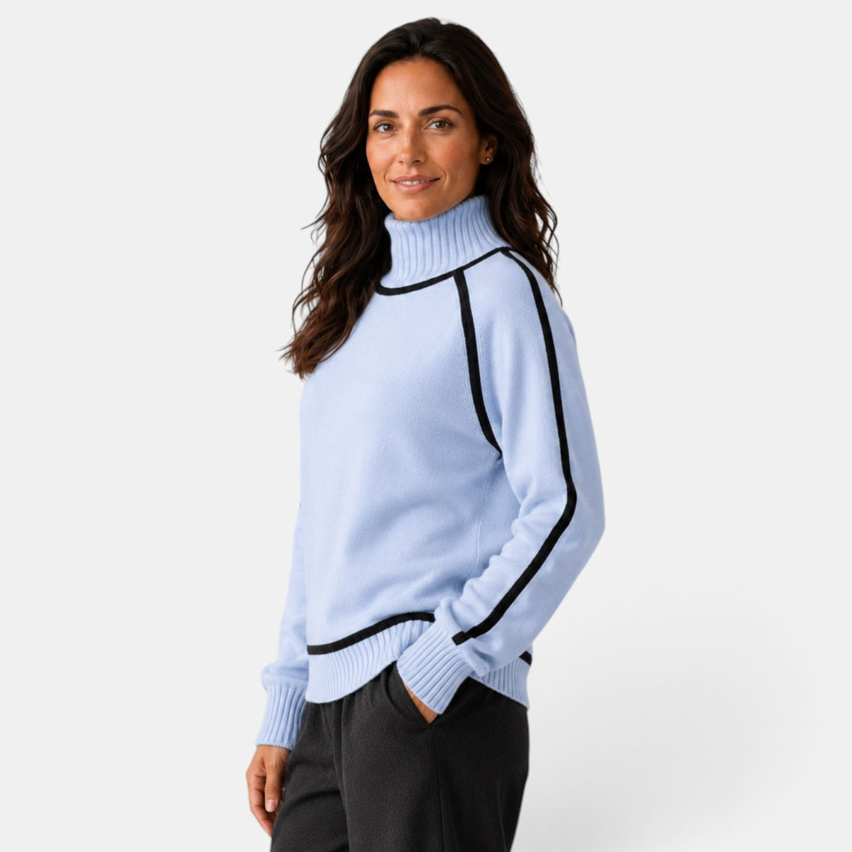 Women's Oversized Turtleneck Sweater