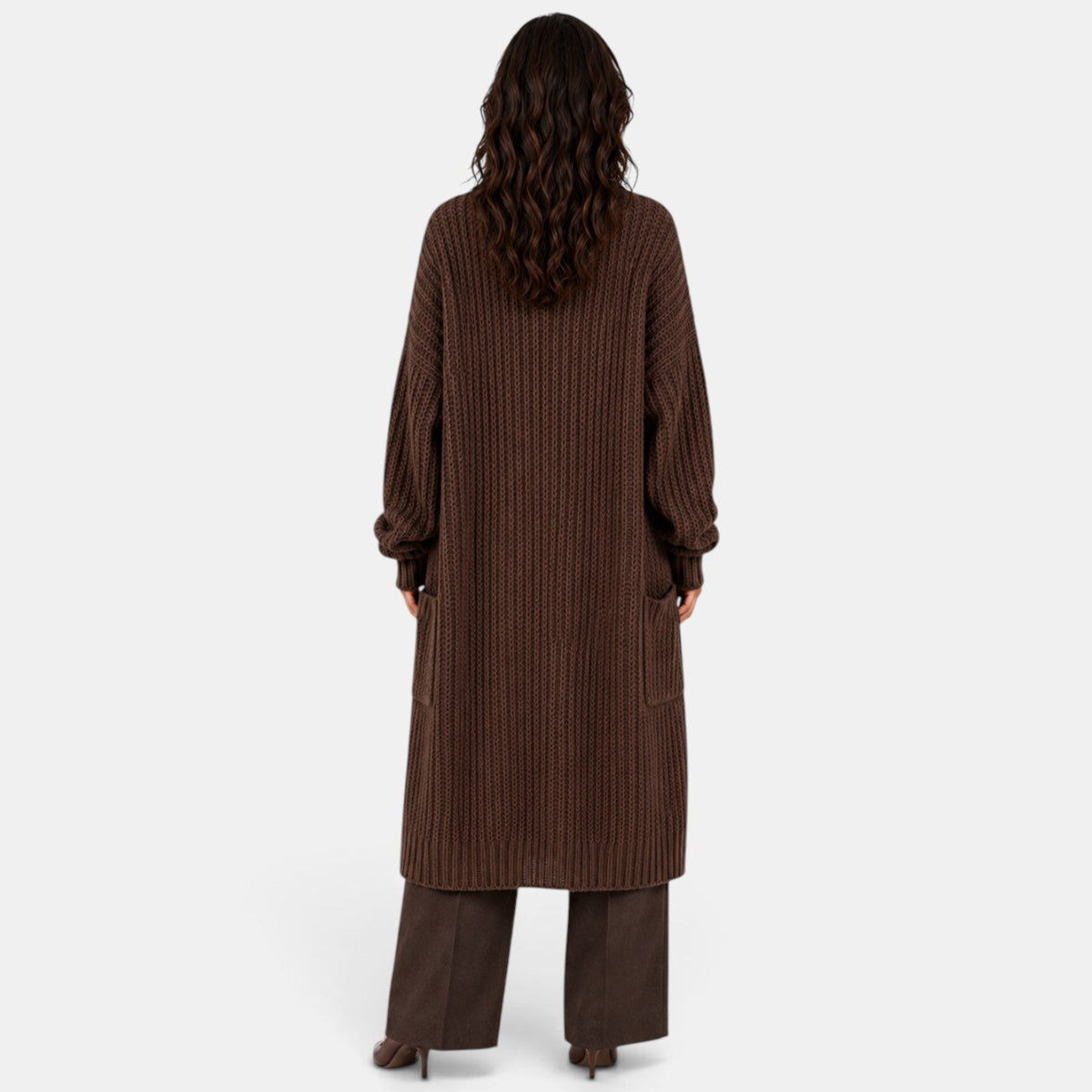 Abrigo Mujer de Punto Ligero