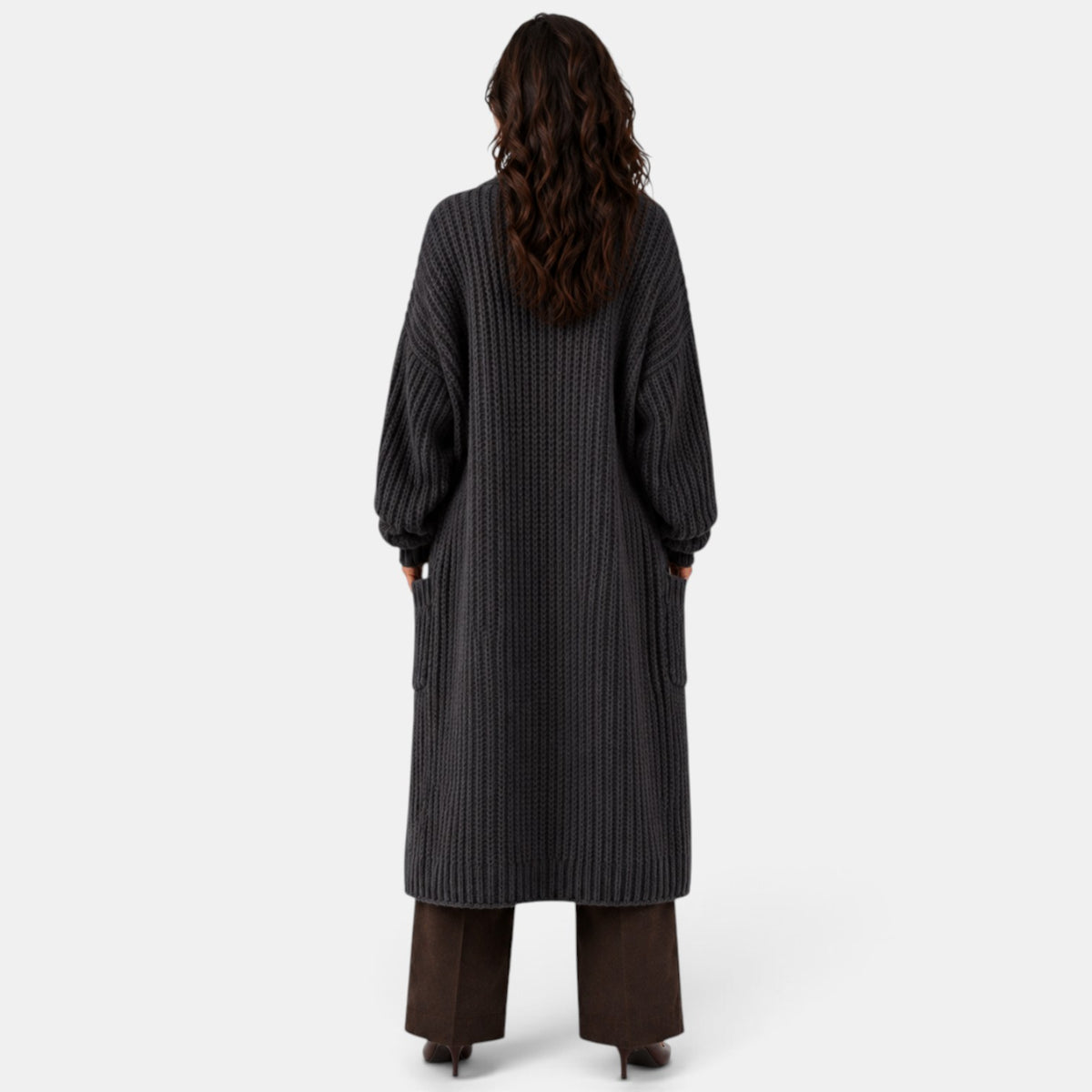 Abrigo Mujer de Punto Ligero