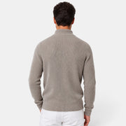 Cárdigan Hombre Cremallera Cuello Alto