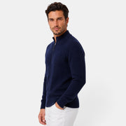 Cárdigan Hombre Cremallera Cuello Alto