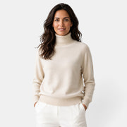 Suéter Mujer Cuello Alto Lana
