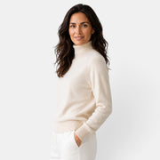 Suéter Mujer Cuello Alto Lana
