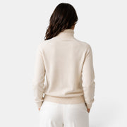 Suéter Mujer Cuello Alto Lana