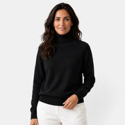 Suéter Mujer Cuello Alto Lana