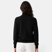Suéter Mujer Cuello Alto Lana