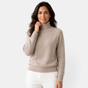 Suéter Mujer Cuello Alto Lana