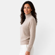 Suéter Mujer Cuello Alto Lana