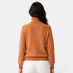 Suéter Mujer Cuello Alto Lana