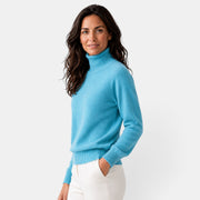 Suéter Mujer Cuello Alto Lana