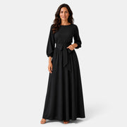 Vestido de Novia Largo con Cinturón