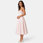 Vestido Midi Invitada de Boda Corset