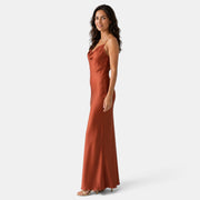 Long Open-Back Wedding Guest Dress