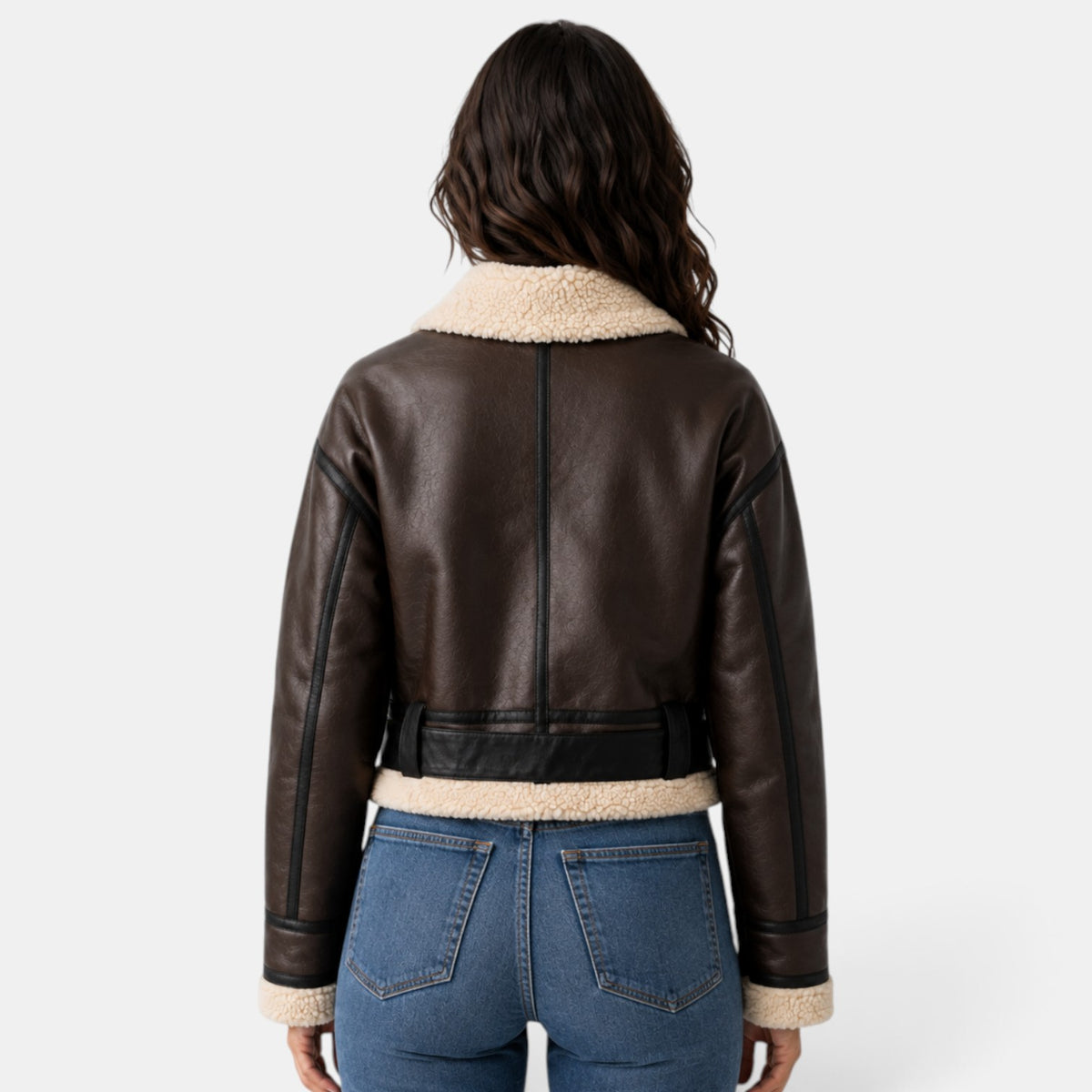 Chaqueta Aviador Mujer con Borreguito