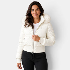 Chaqueta Acolchada Mujer Térmica con Capucha Desmontable