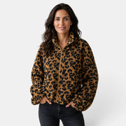 Chaqueta Mujer Leopardo con Cremallera