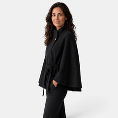 Capa de Lana Mujer con Cinturón - Elegante y Entallada