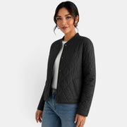 Chaqueta Algodón Mujer Elegante Otoño