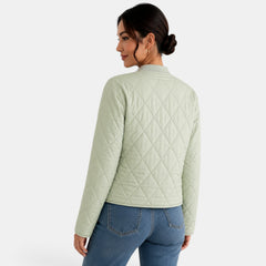 Women's Cotton Jacket - Lightweight Spring/Fall Layer, Tailored Fit
