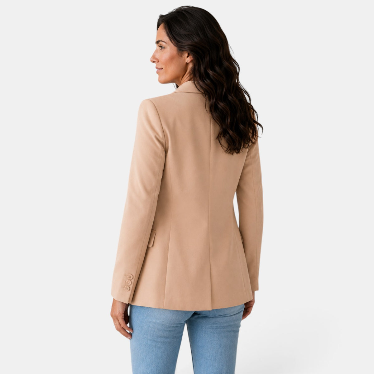 Elegant Women's Blazer, Buttonless