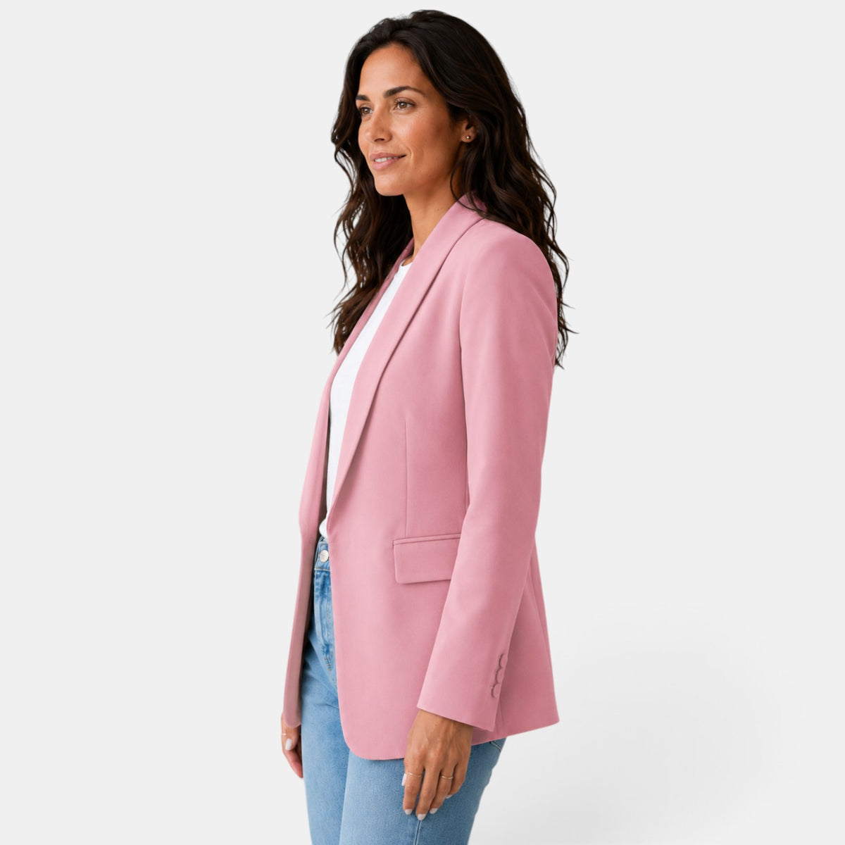 Elegant Women's Blazer, Buttonless