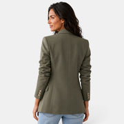 Blazer Mujer Cruzado con Solapa