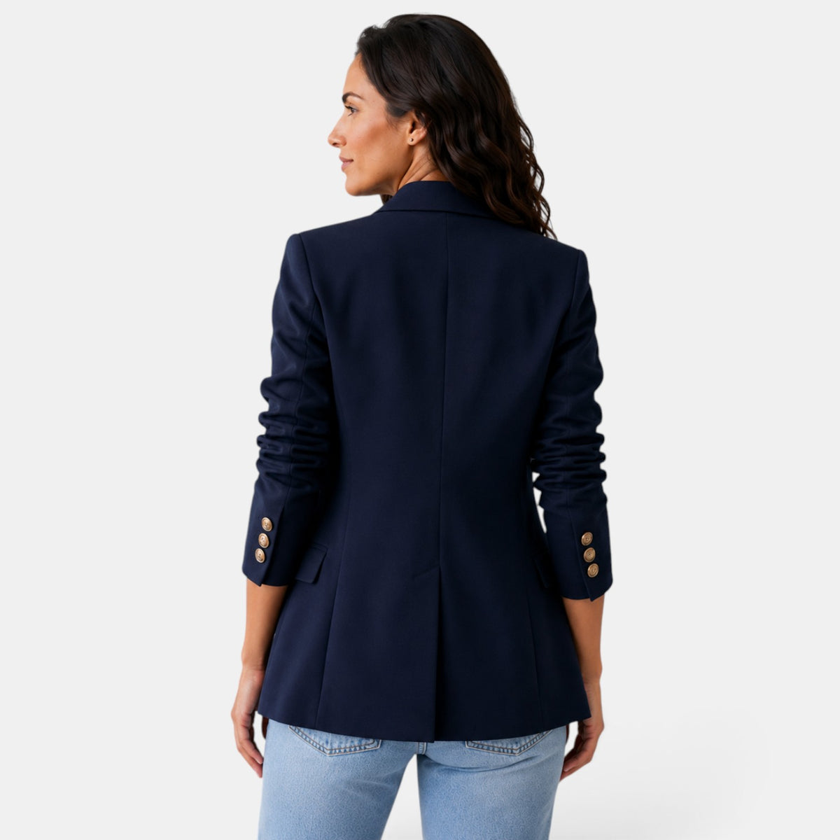 Blazer Mujer Cruzado con Solapa