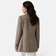 Blazer Oversize Mujer Pata de Gallo