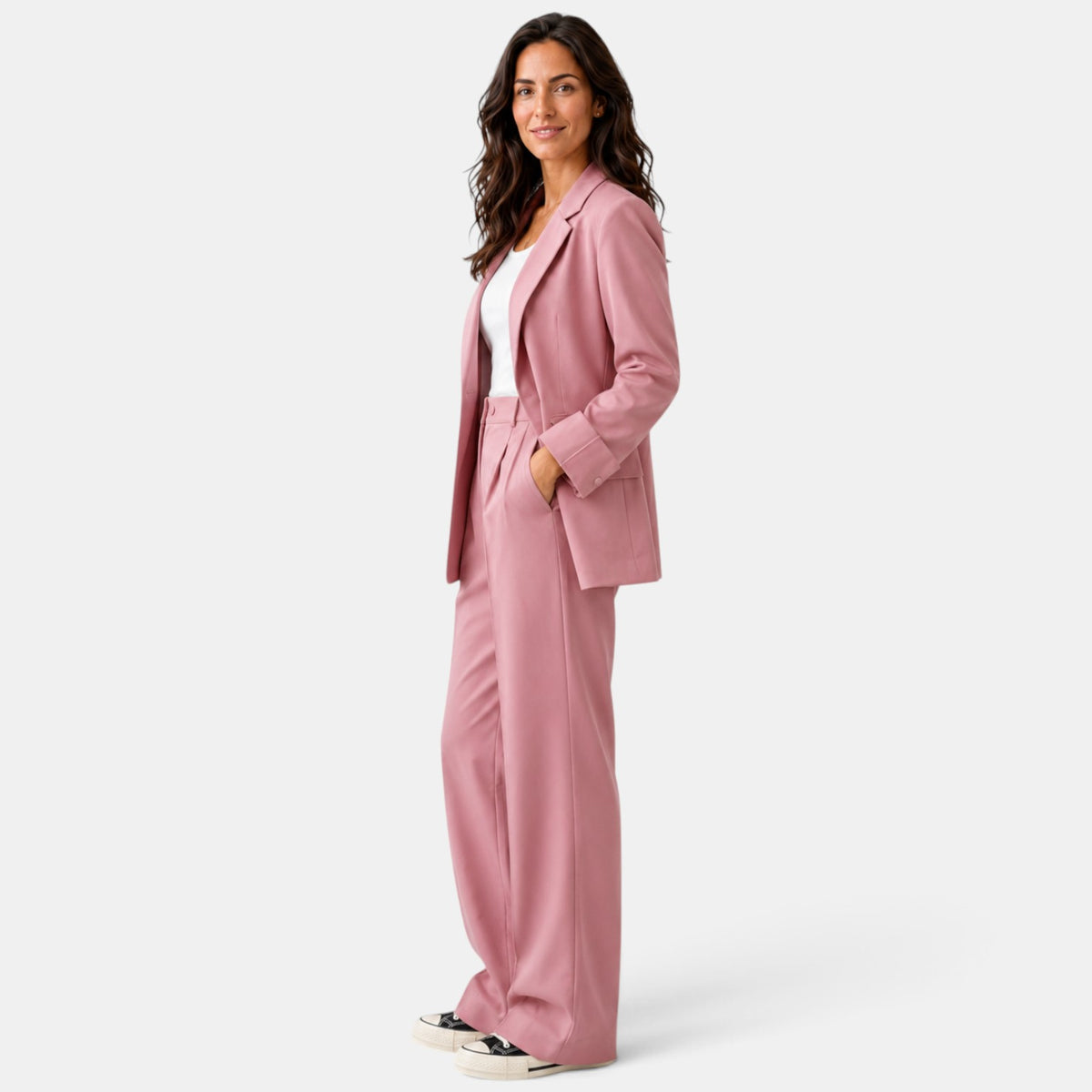 Conjunto Mujer Blazer Pantalón Recto