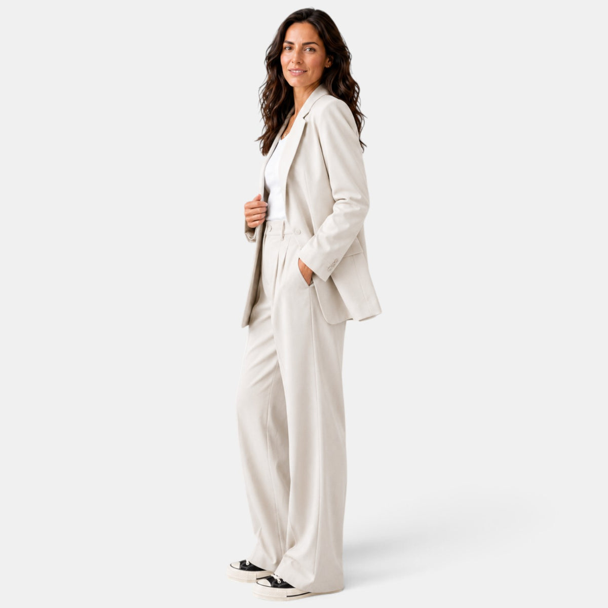 Conjunto Mujer Blazer Pantalón Recto