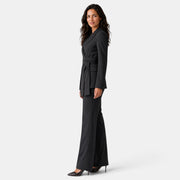 Women's Blazer and Straight-Leg Pants Set