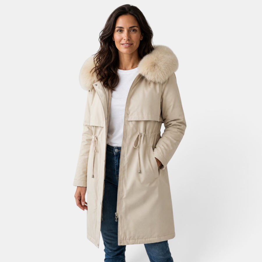 Parka Acolchada para Mujer con Capucha