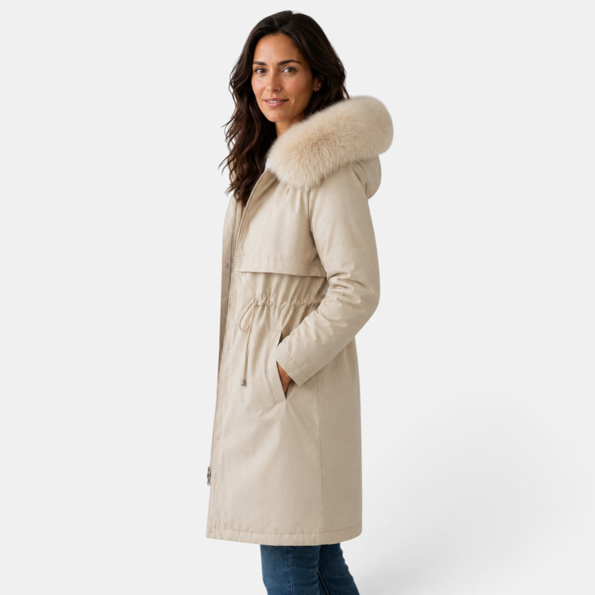 Parka Acolchada para Mujer con Capucha