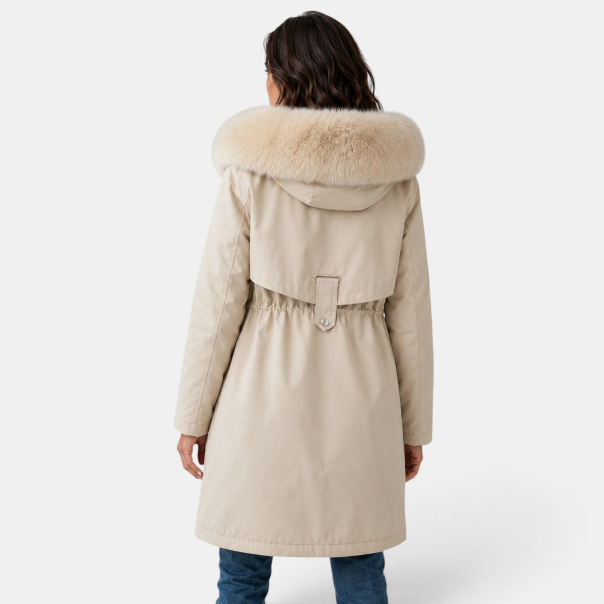 Parka Acolchada para Mujer con Capucha