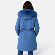 Parka Acolchada para Mujer con Capucha